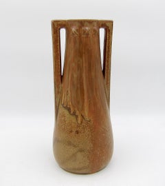 Denbac French Art Nouveau Vase with Crystalline Glaze
