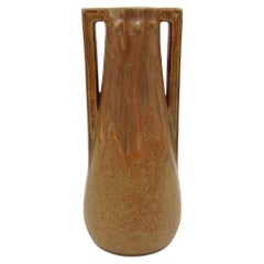 Denbac French Art Nouveau Vase with Crystalline Glaze