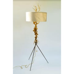 Dendrite Tripod Floor Lamp by Mary Brōgger