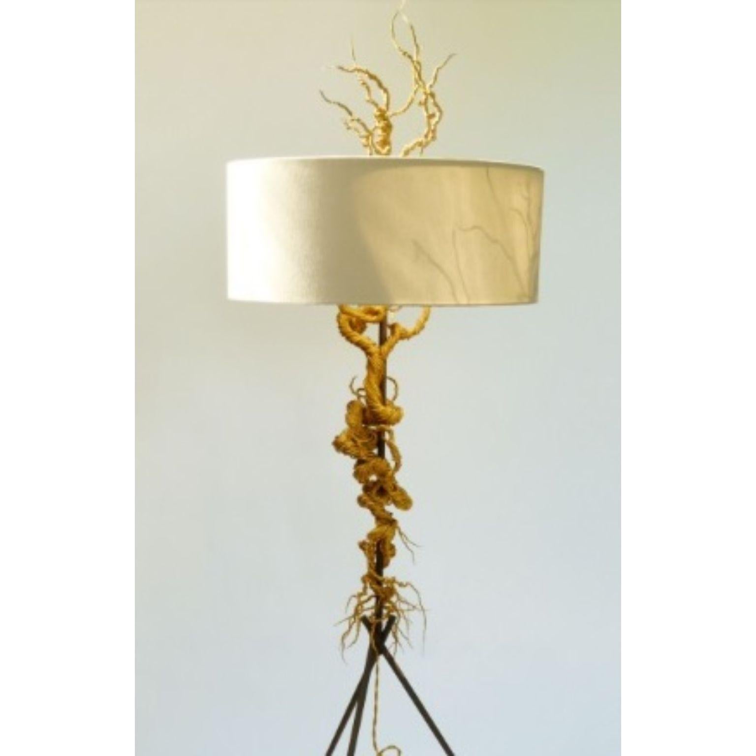 Moderne Lampadaire tripode Dendrite par Mary Brōgger en vente