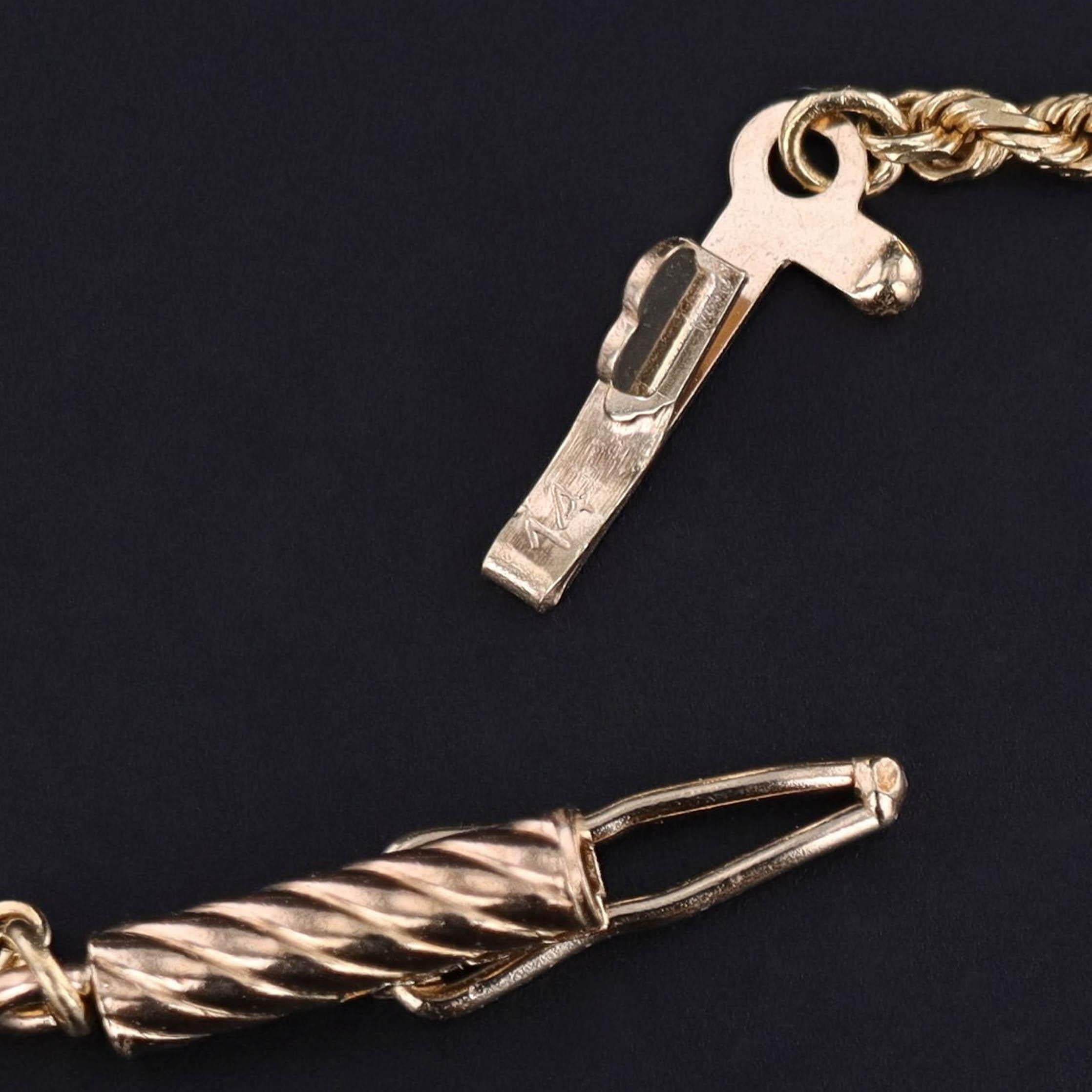 Collana di agata dendritica e diamanti in oro 14k In condizioni buone in vendita a Lewisburg, PA