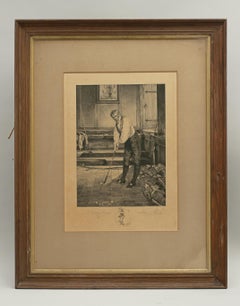 Dendy Sadler, 'A Little Practice' Golf Print