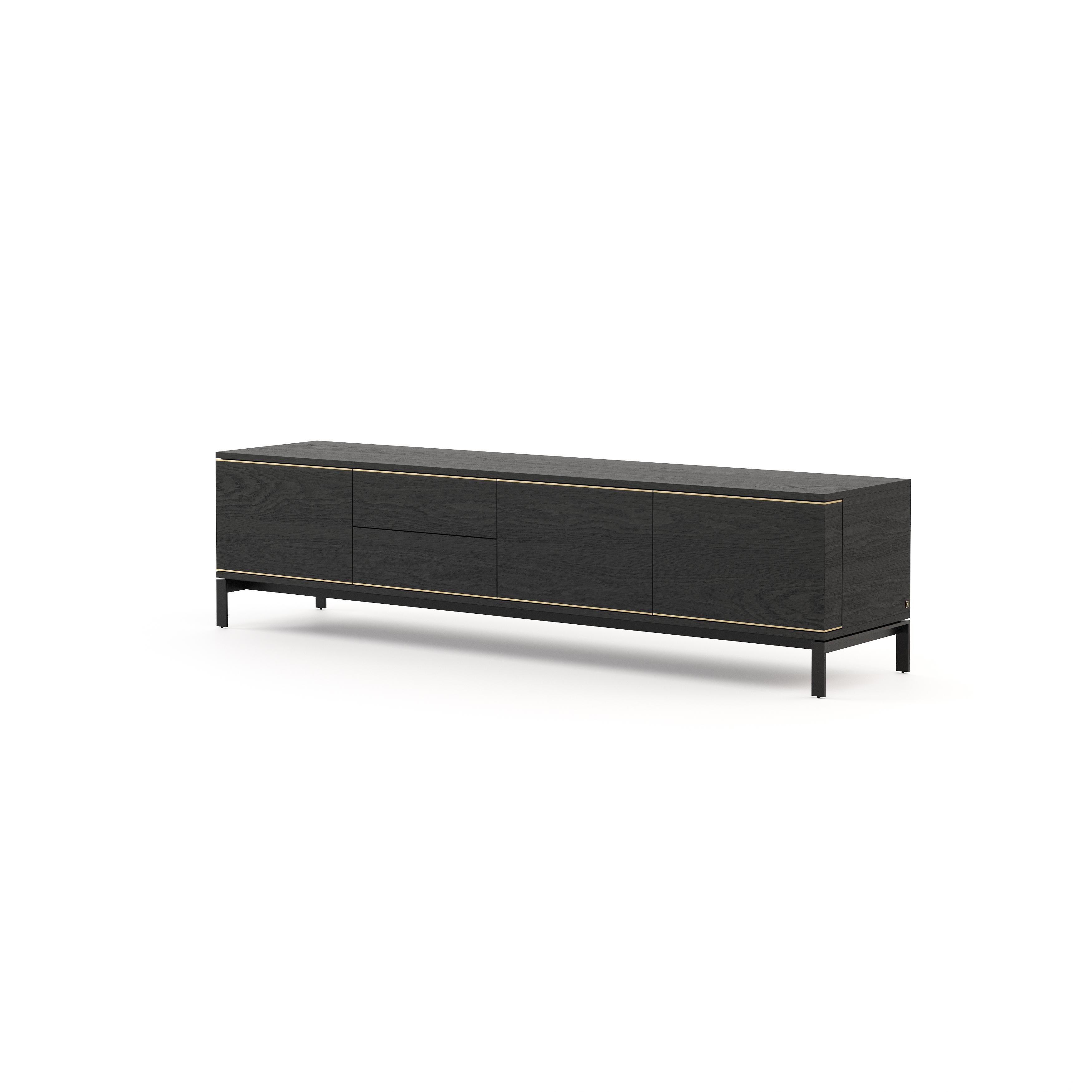 Enchanting with its simple elegance, Dener TV cabinet is a real feature piece that will look right at home. This TV unit mixes sharp lines and bold feelings, checking every living room space requirement.

* Available in different finishes.
**