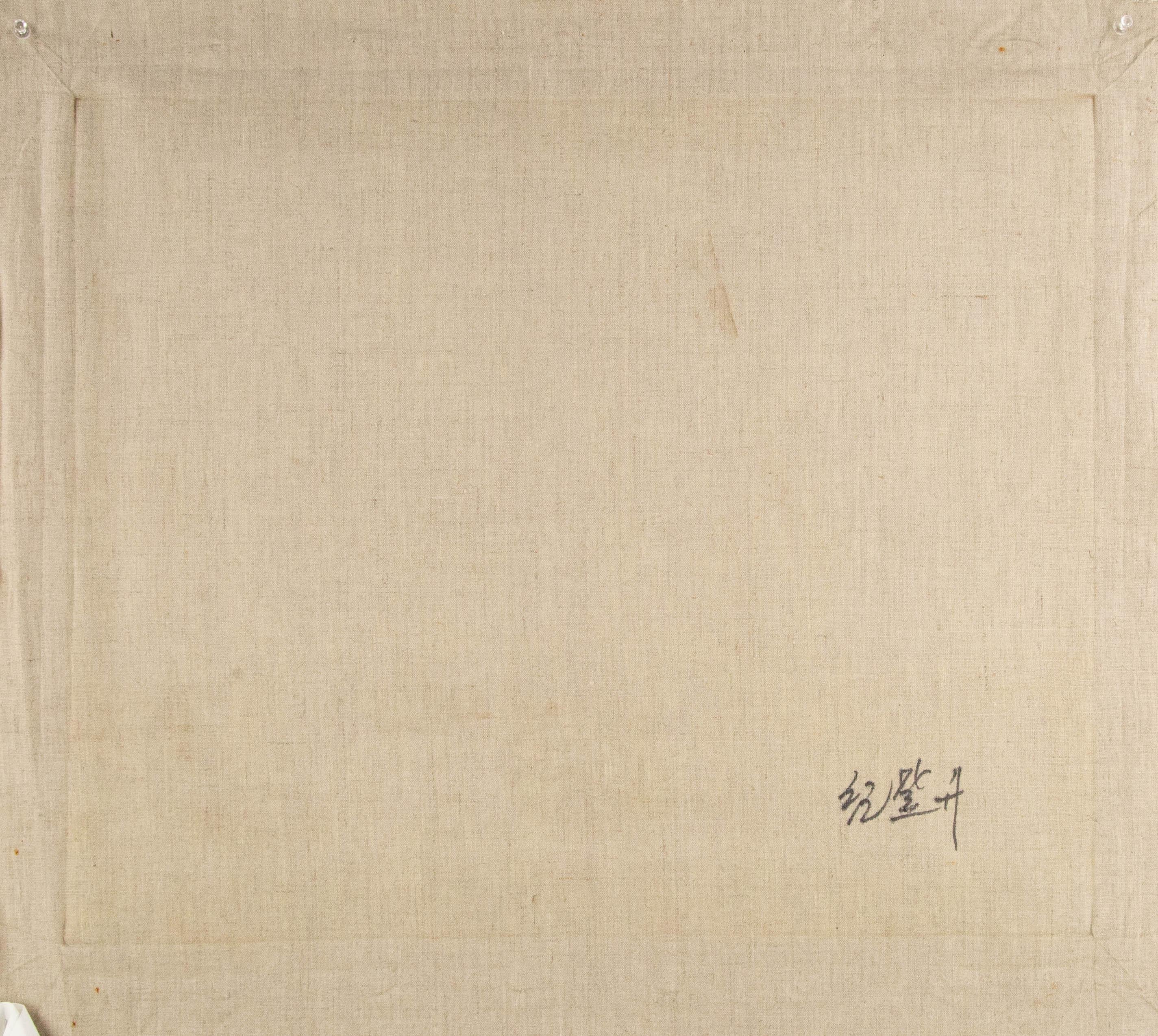 Dengsheng Ji Still Life Original Oil On Canvas 