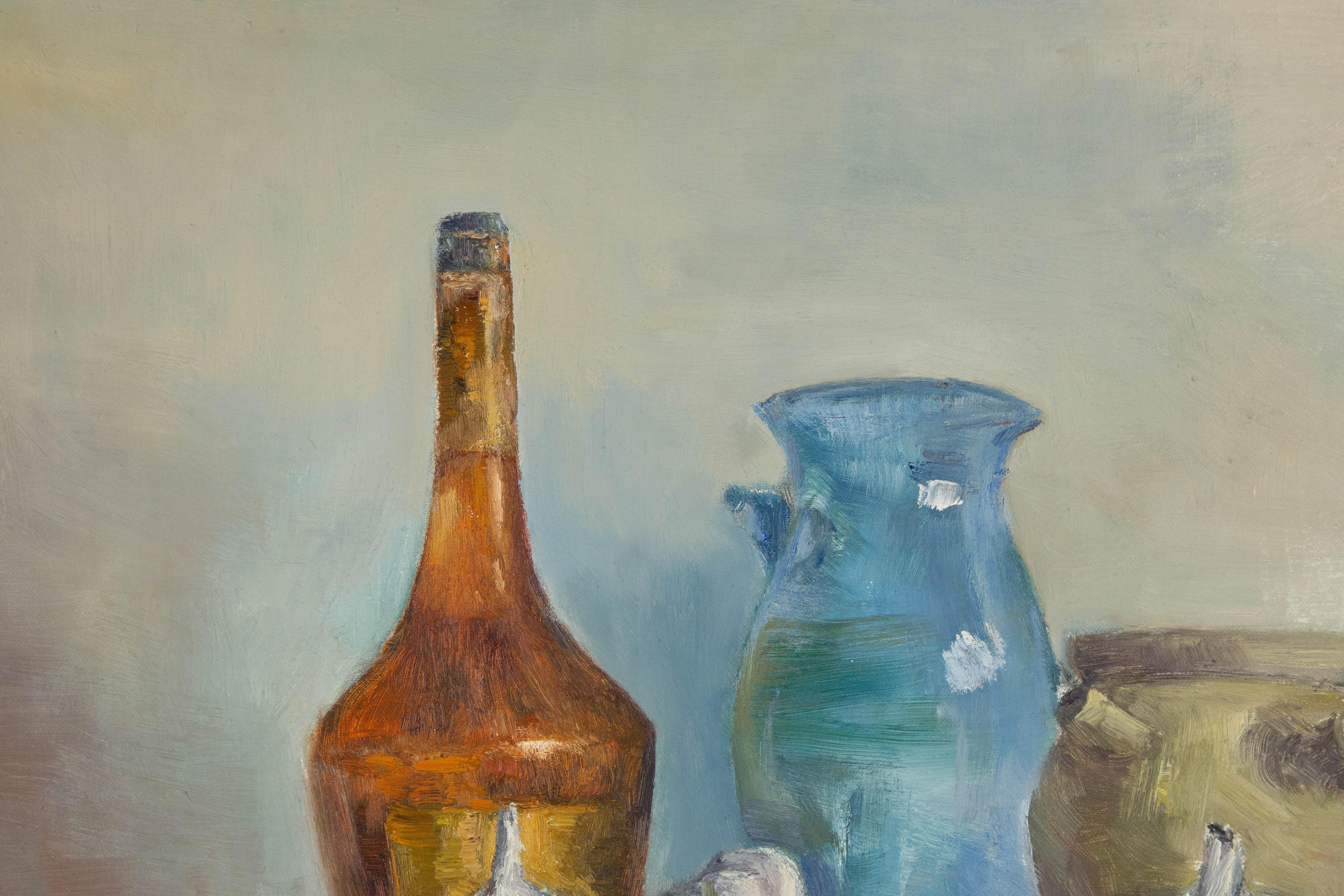 Dengsheng Ji Still Life Original Oil On Canvas 