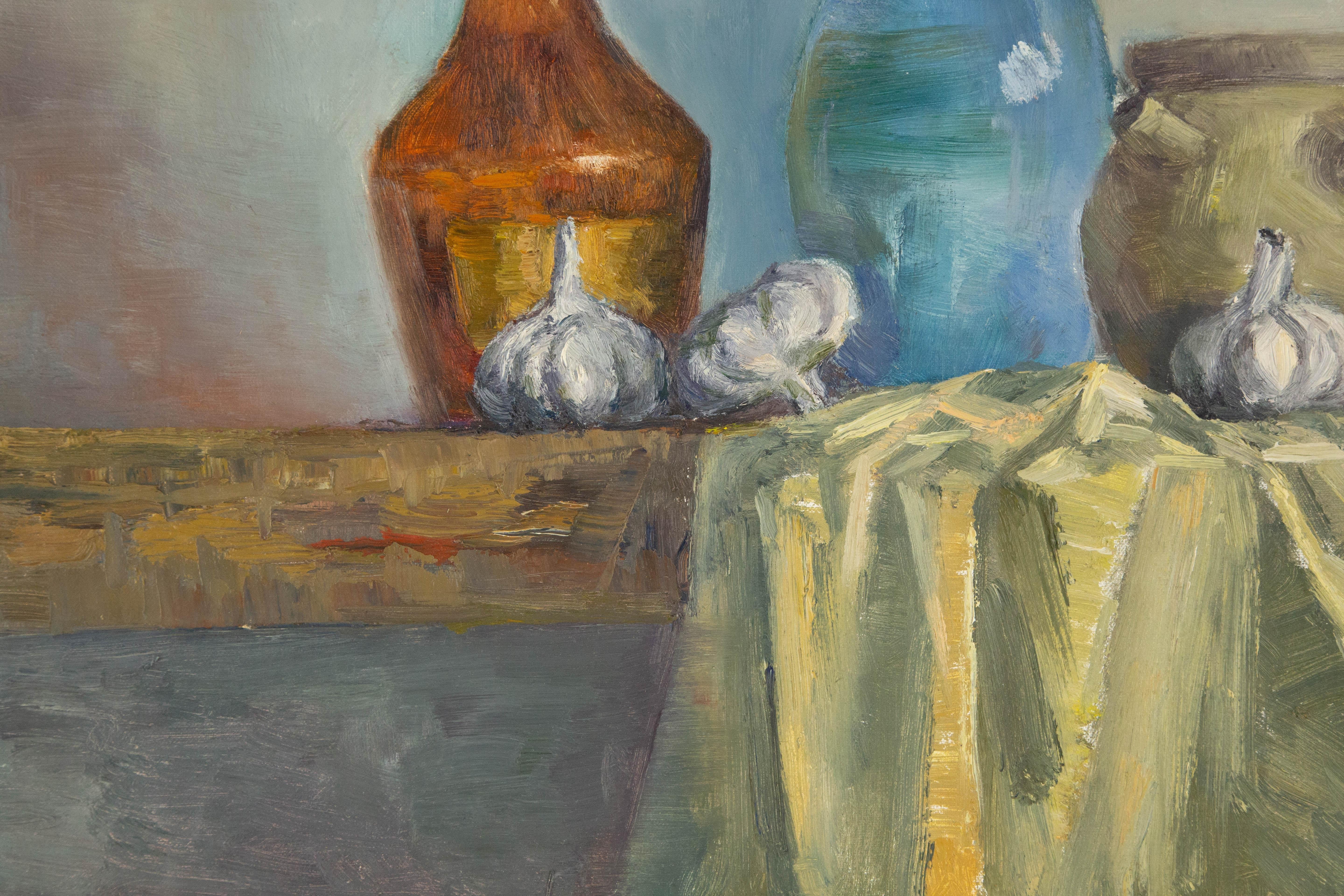 Dengsheng Ji Still Life Original Oil On Canvas 