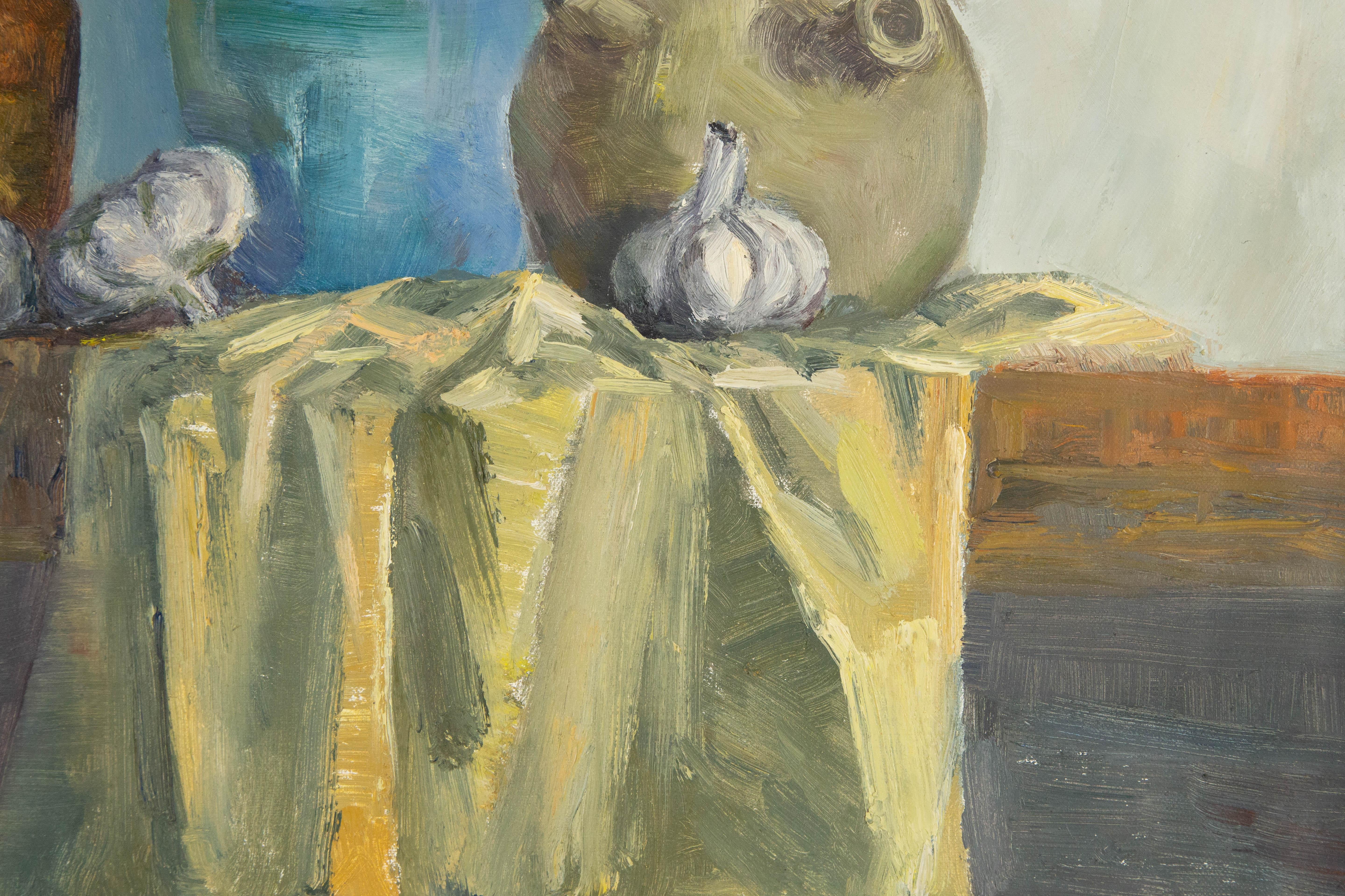 Dengsheng Ji Still Life Original Oil On Canvas 
