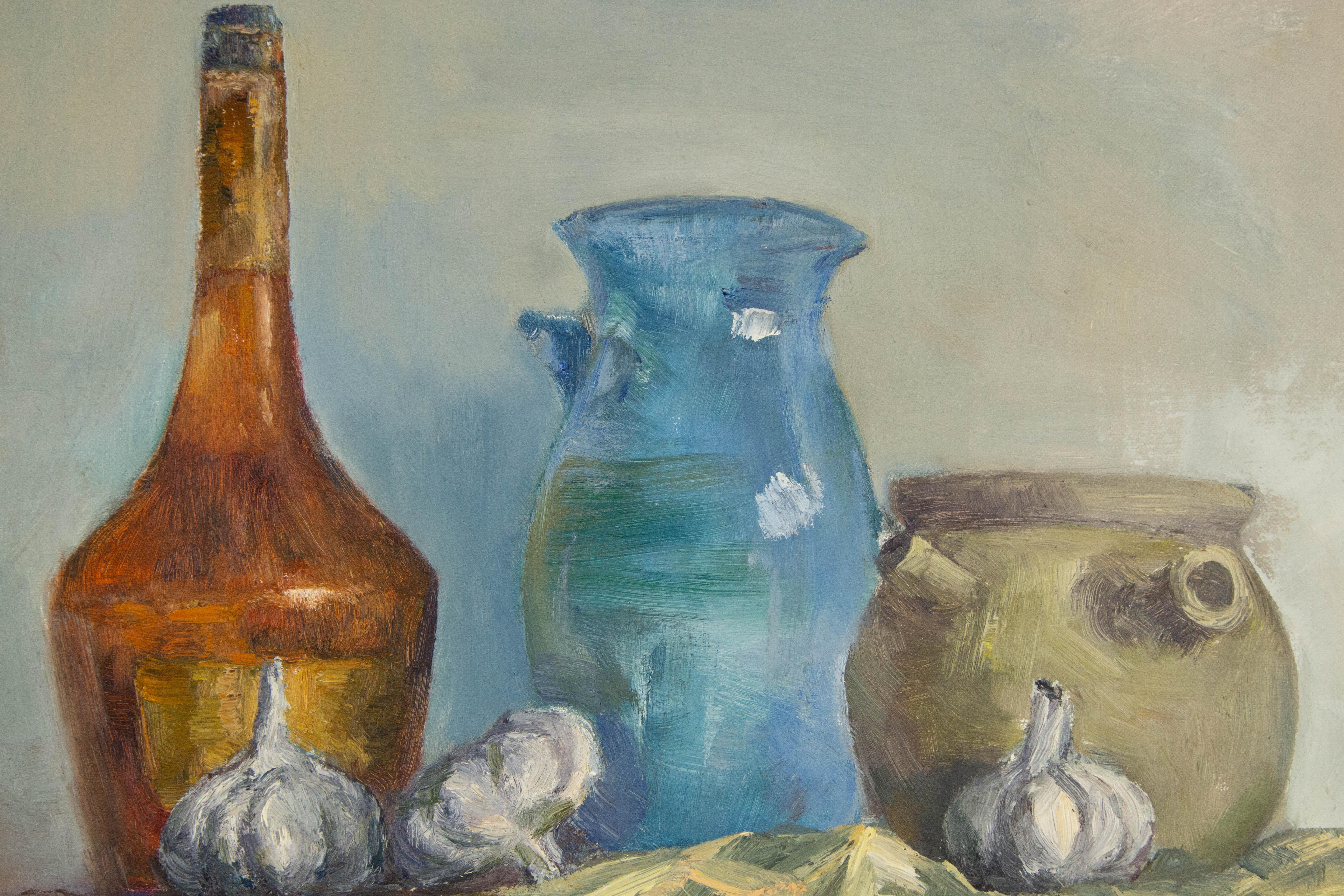 Dengsheng Ji Still Life Original Oil On Canvas 