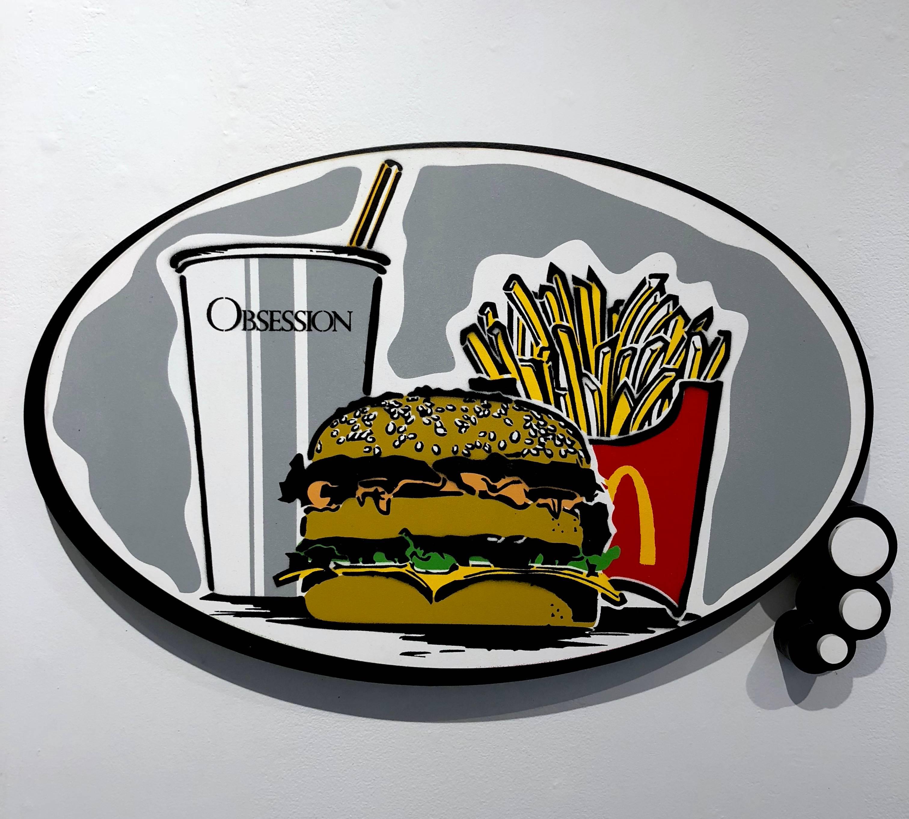 "Obsession" - Mixed Media Art by Denial