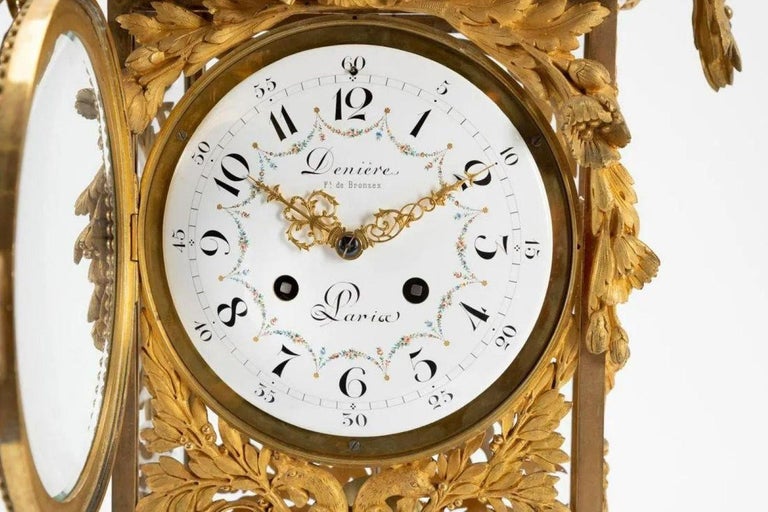 Deniere Gilt Bronze Mantle Clock in the Louis XVI Taste, France, circa 1870  For Sale at 1stDibs | bronze taste