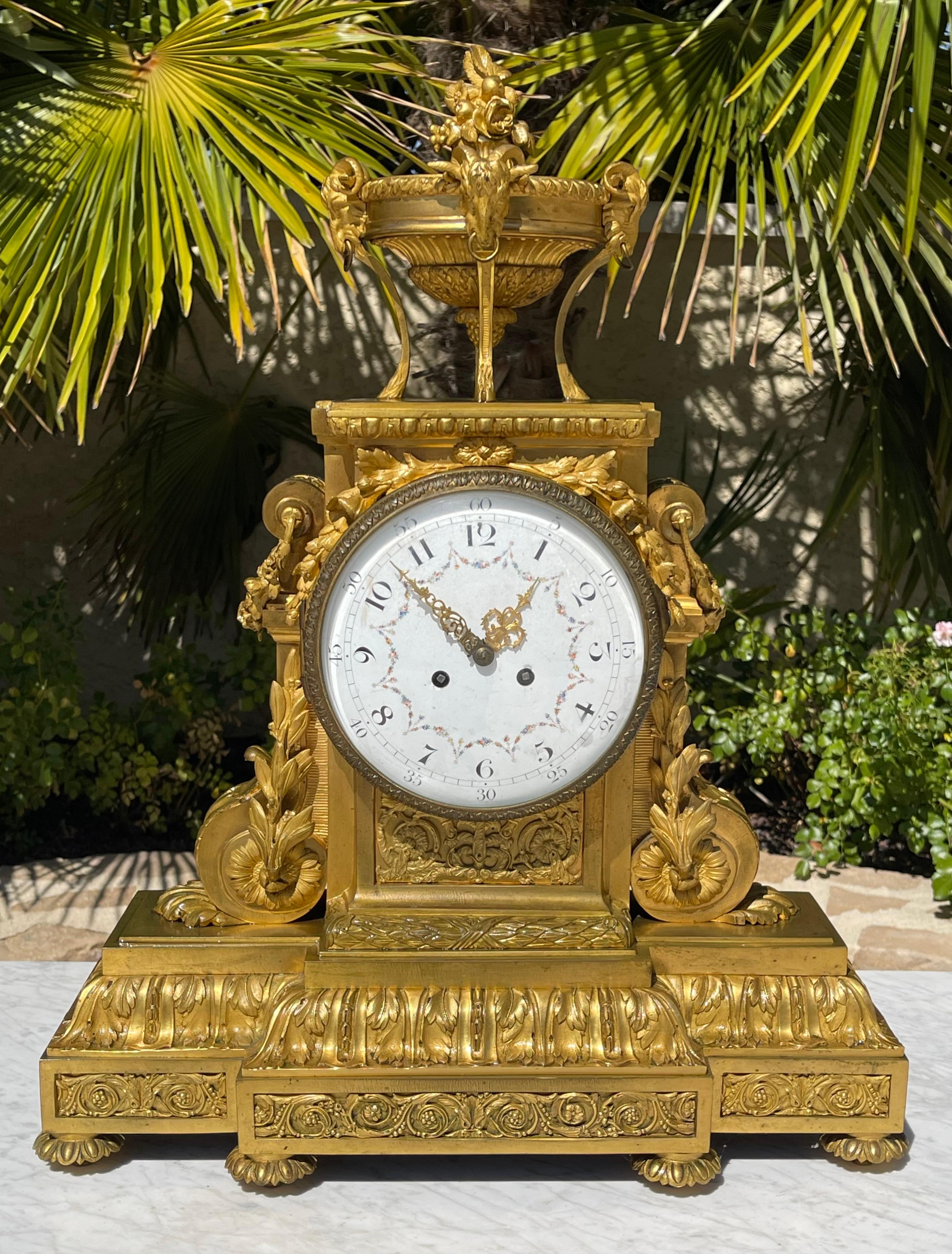 Francese DENIERES à Paris - Cornice per camino Napoleone III in vendita