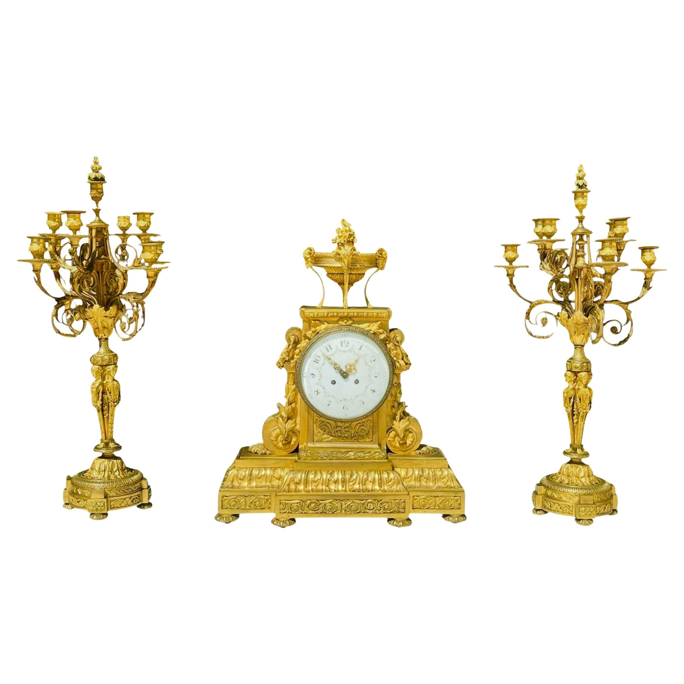 DENIERES à Paris - Cornice per camino Napoleone III in vendita