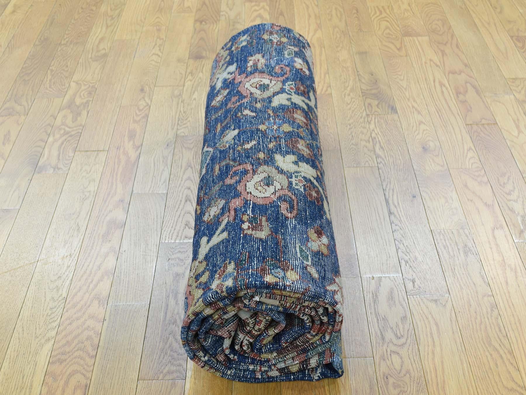 This is a genuine hand knotted Oriental rug. It is not hand tufted or machine made rug. Our entire inventory is made of either hand knotted or handwoven rugs.

Adorn your house style with this splendid hand knotted carpet. This handcrafted antique