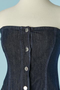 Denim bustier dress JEAN-PAUL GAULTIER JEANS