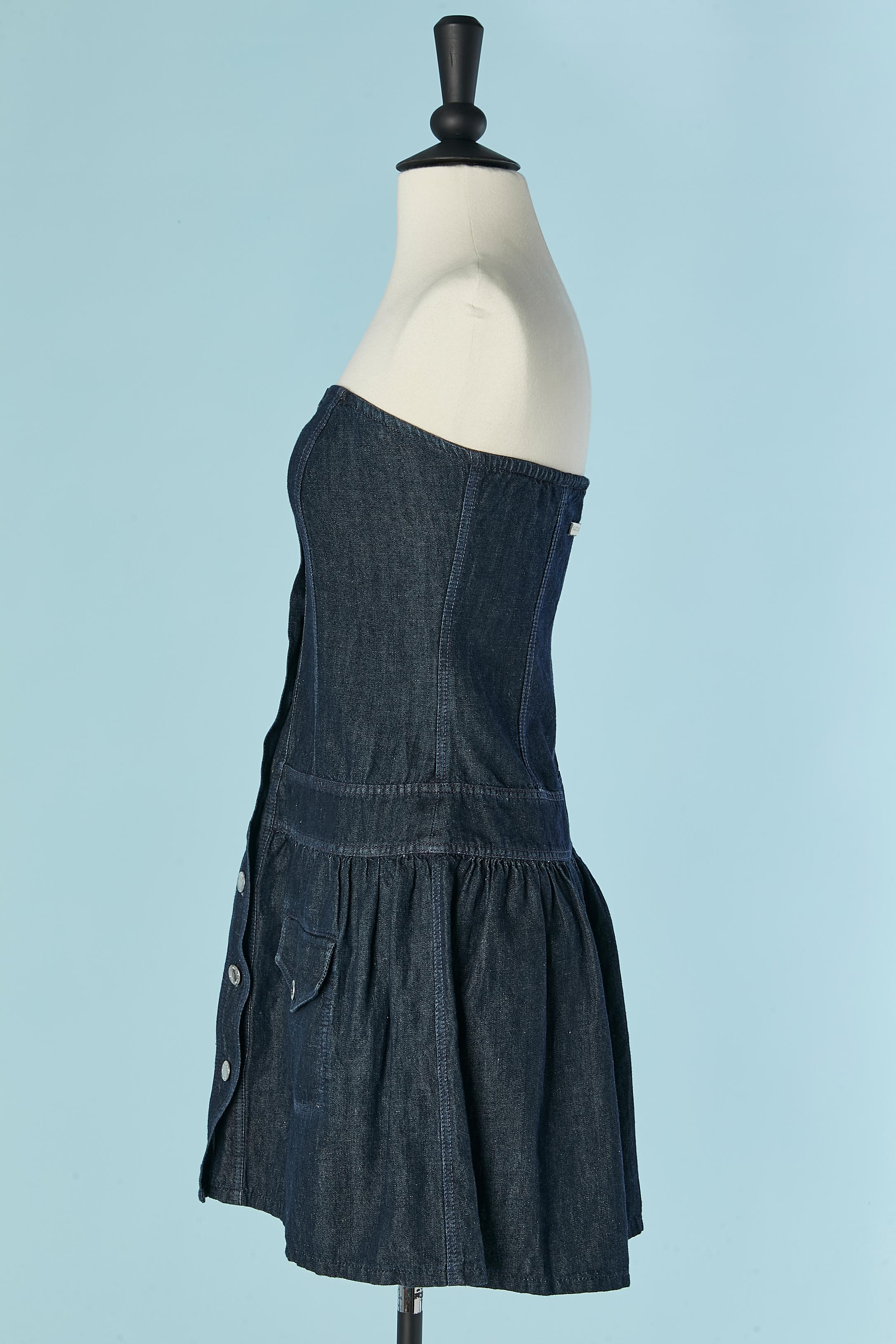 Robe bustier en jean JEAN-PAUL GAULTIER JEANS Pour femmes en vente