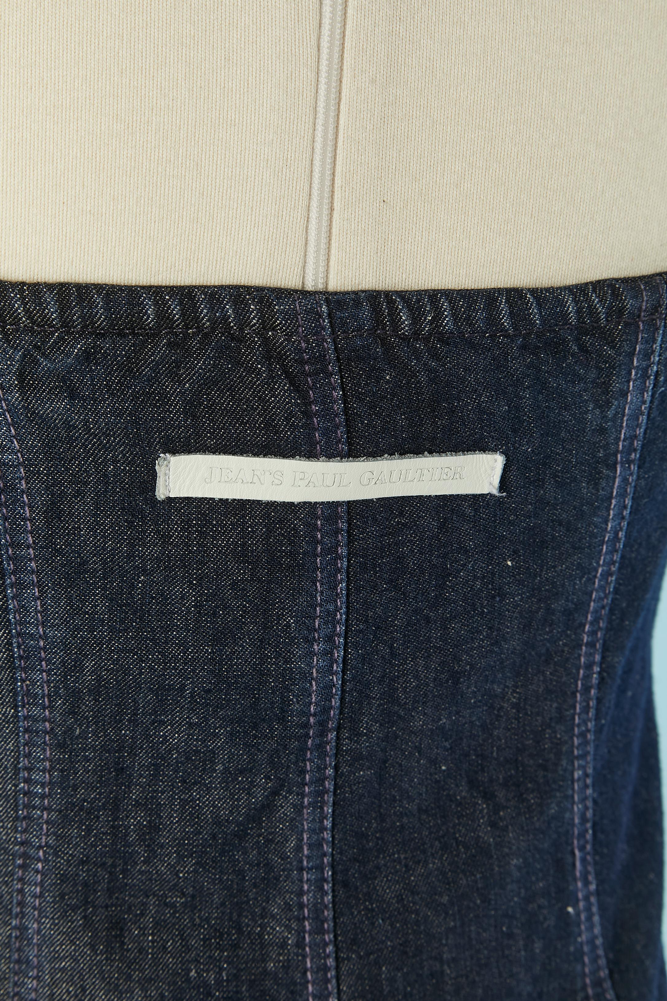 Robe bustier en jean JEAN-PAUL GAULTIER JEANS en vente 2