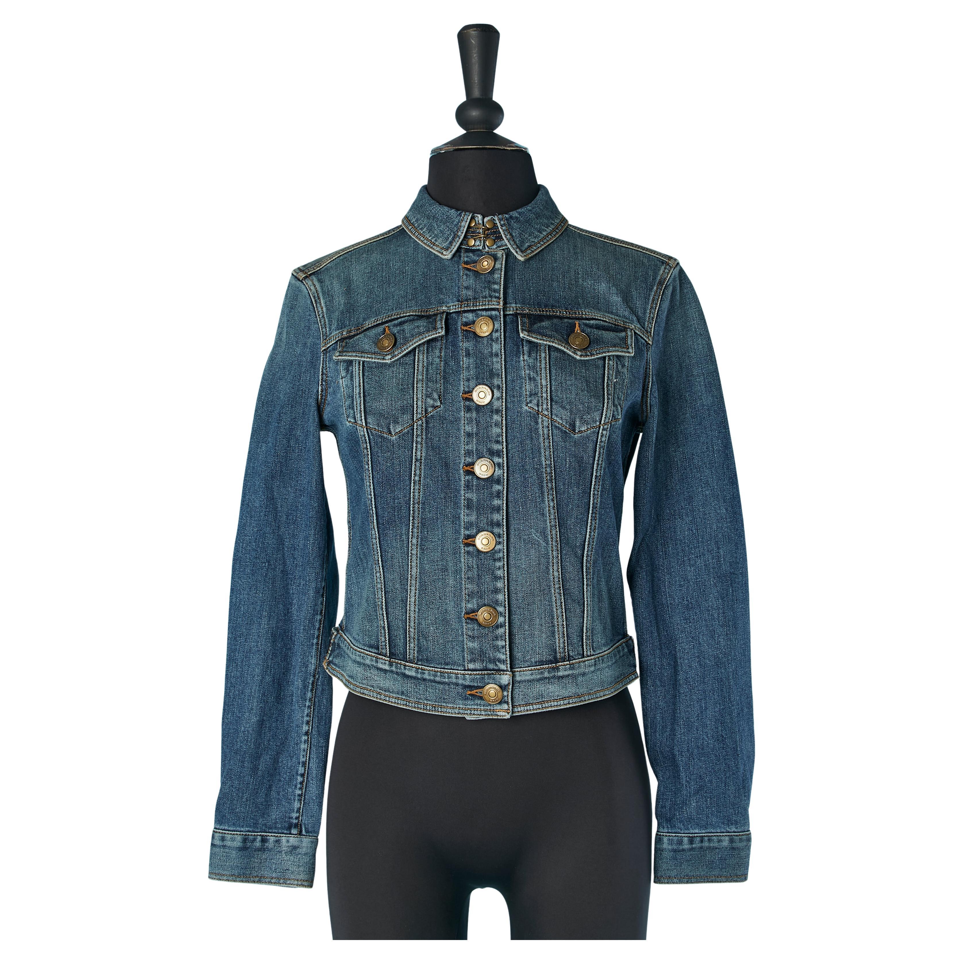Denim jacket BURBERRY BRIT For Sale