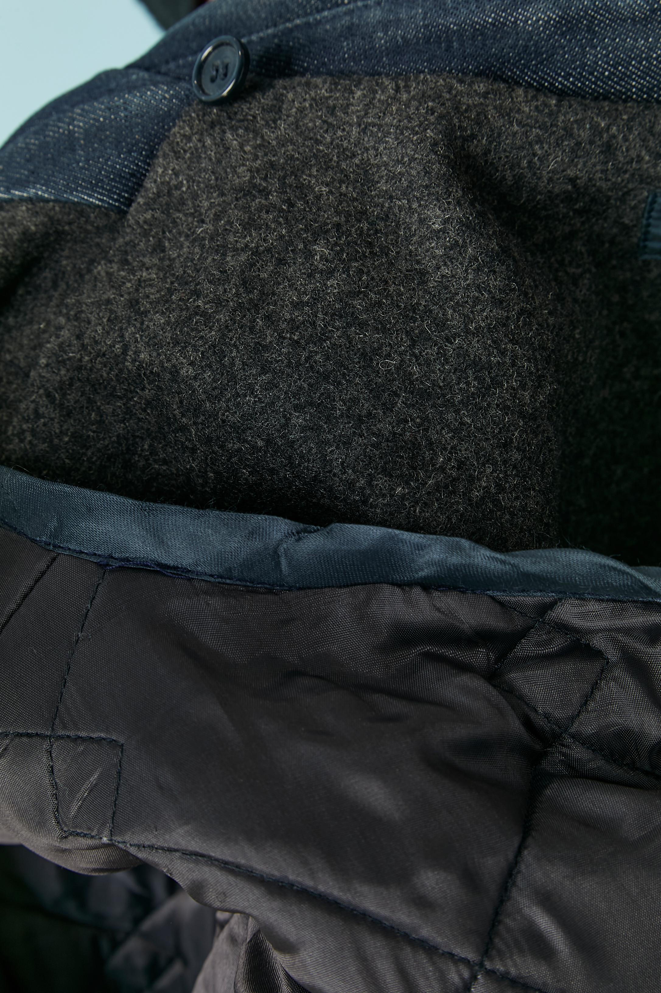Denim quilted double breasted peacoat POLO RALPH LAUREN For Sale 5