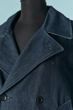 Denim quilted double breasted peacoat POLO RALPH LAUREN