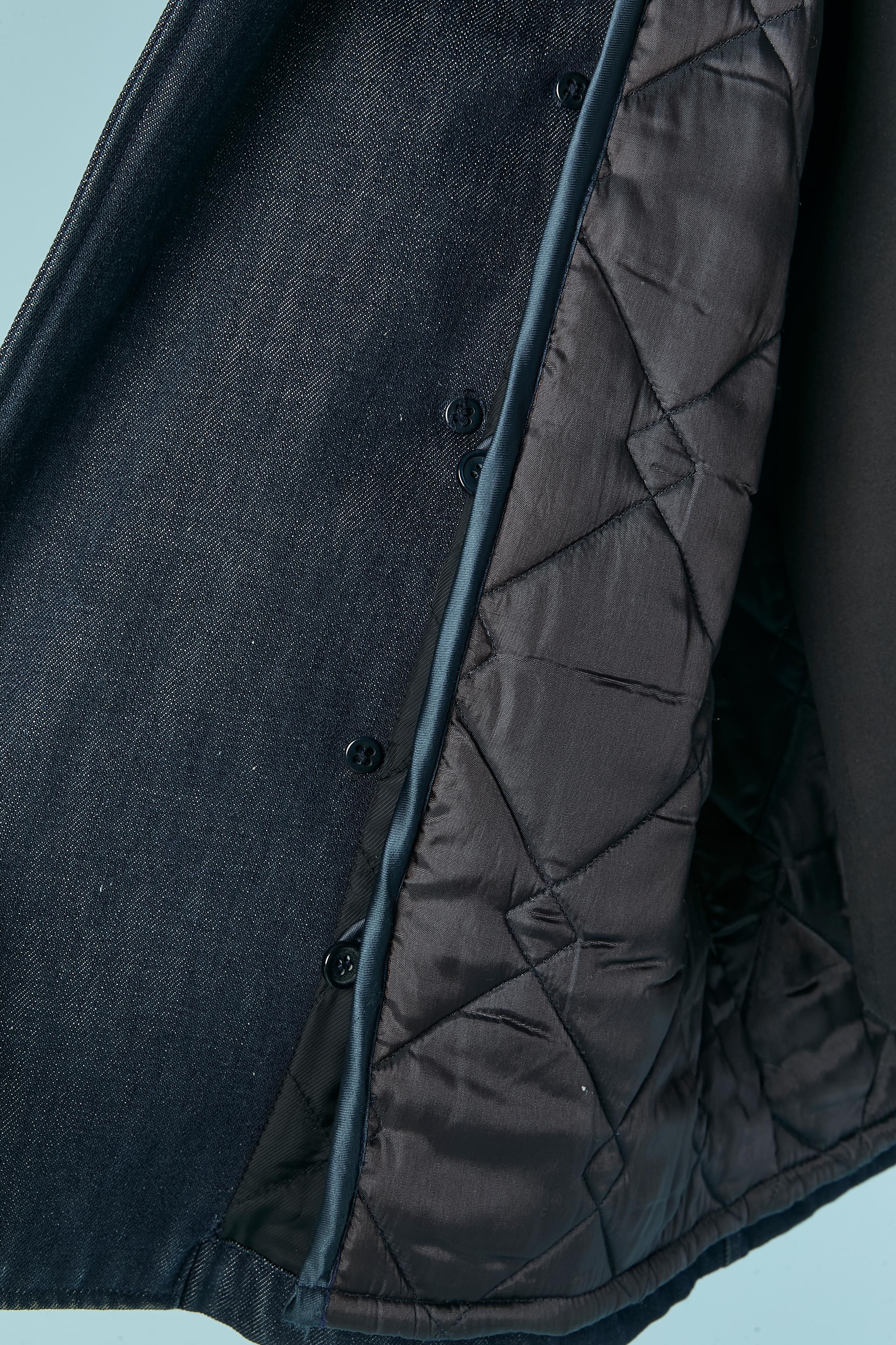 Denim quilted double breasted peacoat POLO RALPH LAUREN For Sale 3