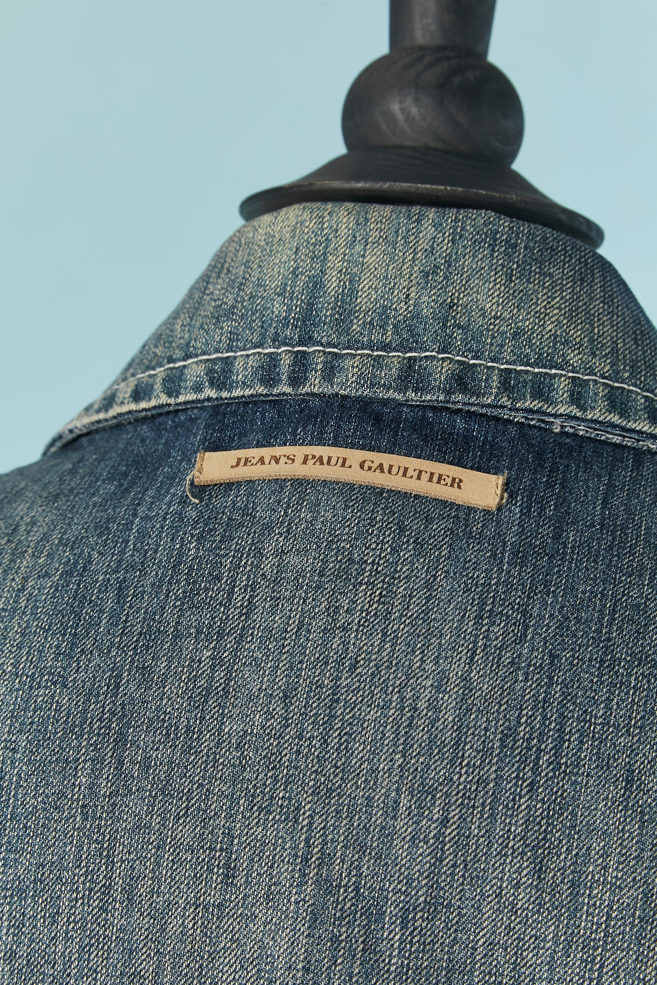 Denim single breasted jacket Jean-Paul Gaultier Jean's For Sale 2