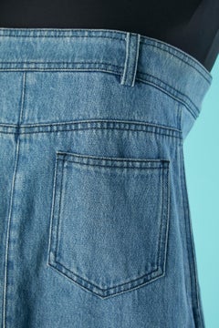 Denim skirt - bustier dress Show piece Chanel SS 2013