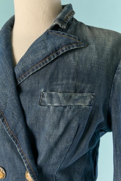 Denim Tailcoat jacket GAULTIER JEANS