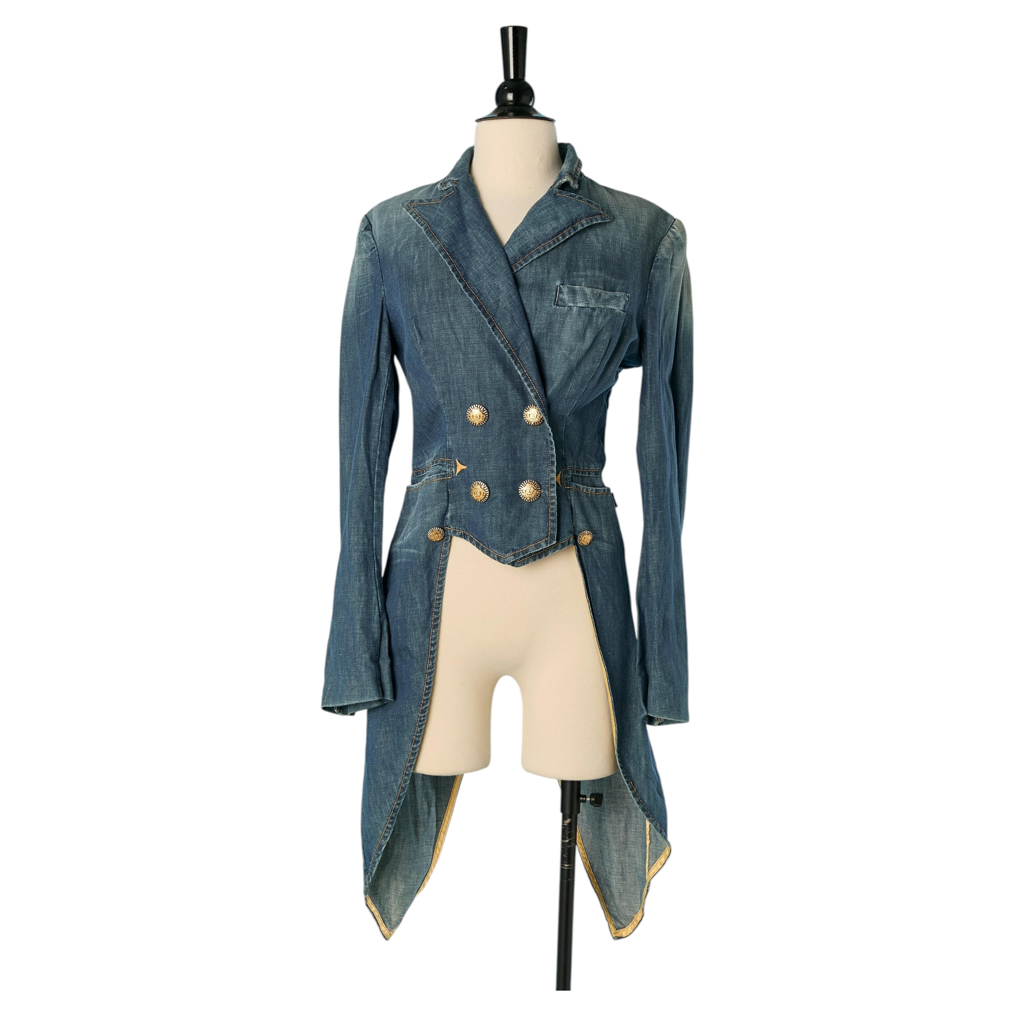 Veste-frac en denim Gaultier Jeans
