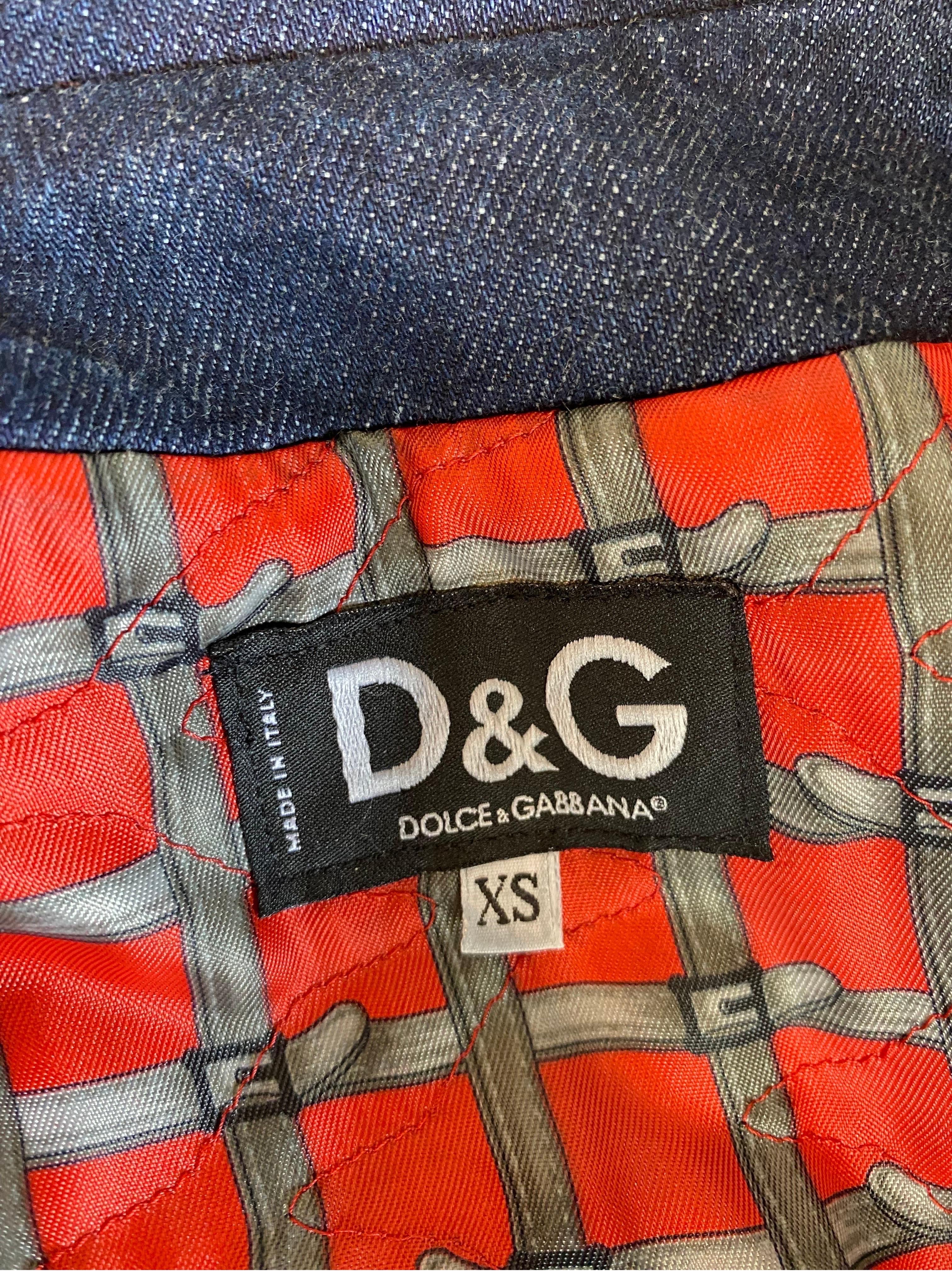 Cazadora vaquera Biker Dolce & Gabbana en venta 2
