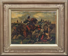 Charge Of the French Hussars At The Battle Of Waterloo 19th Century
