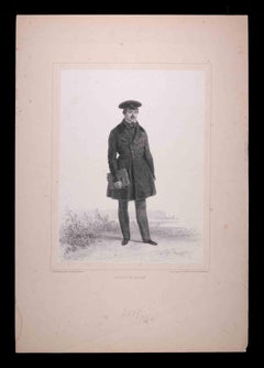 Auguste De Sainson - Lithographie originale de Denis Auguste Marie Raffet - 1848