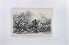 Charge of Hussars - Original Lithograph by Denis Auguste Marie Raffet - 1832