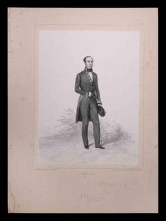Frederic Lepla – Originallithographie von Denis Auguste Marie Raffet – 1848
