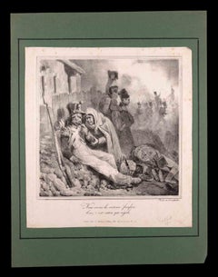 Originallithographie „La Victoire“ von Denis Auguste Marie Raffet – 19. Jahrhundert