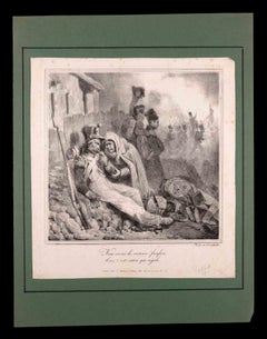 La Victoire - Lithographie originale de Denis Auguste Marie Raffet - 19ème siècle