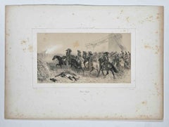 State Major - Original Lithograph by Denis Auguste Marie Raffet - 1837