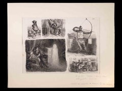  The Military Portait – Originallithographie von Denis Auguste Marie Raffet – 1829