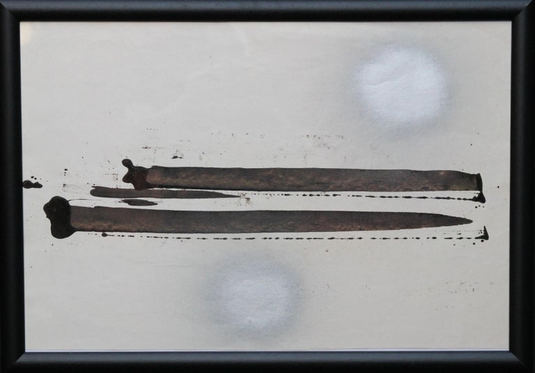 Denis Bowen Abstract Expressionist Original 60 S Oil Spray