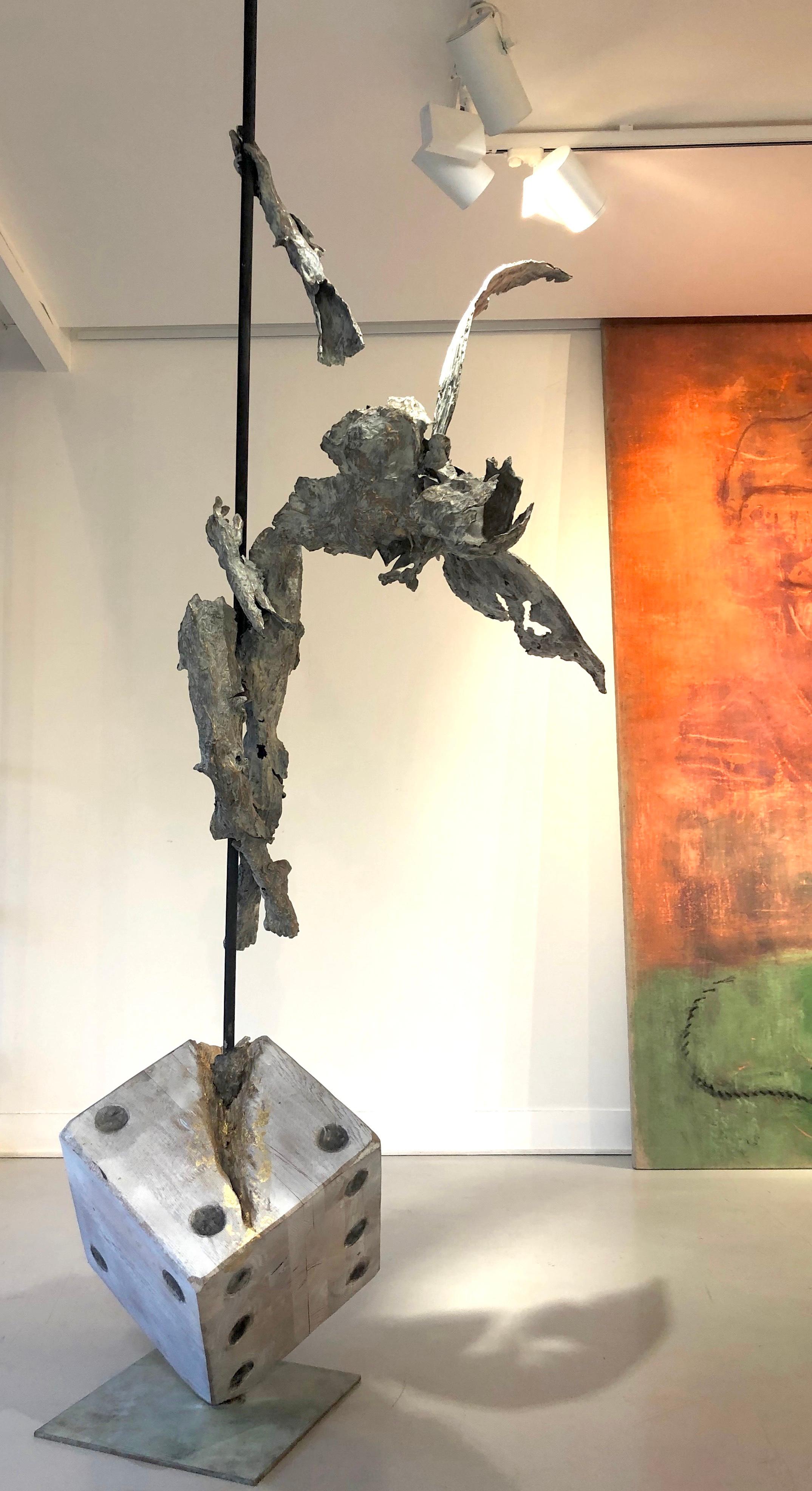 Denis Chetboune Figurative Sculpture - L'Archange Michaël