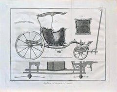 Gravure de chariot de l'Encyclopédie ( Sellier Carossier)