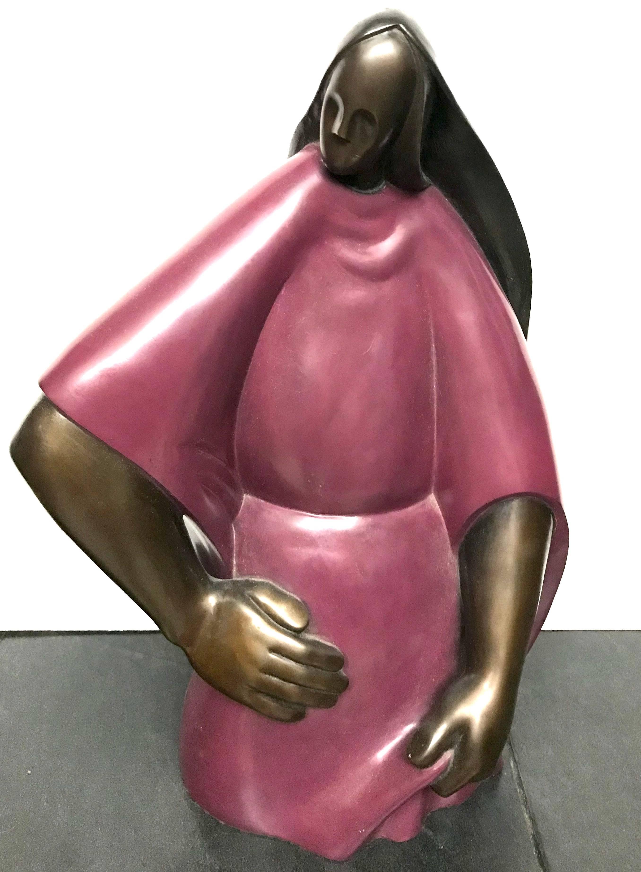Denis Klein Figurative Sculpture - Pharaoh’s Daughter; Dennis Kleine; bronze; limited edition of 7