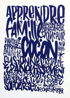 Famille (Family) - Une estampe de Denis Meyers, édition 4 sur 21