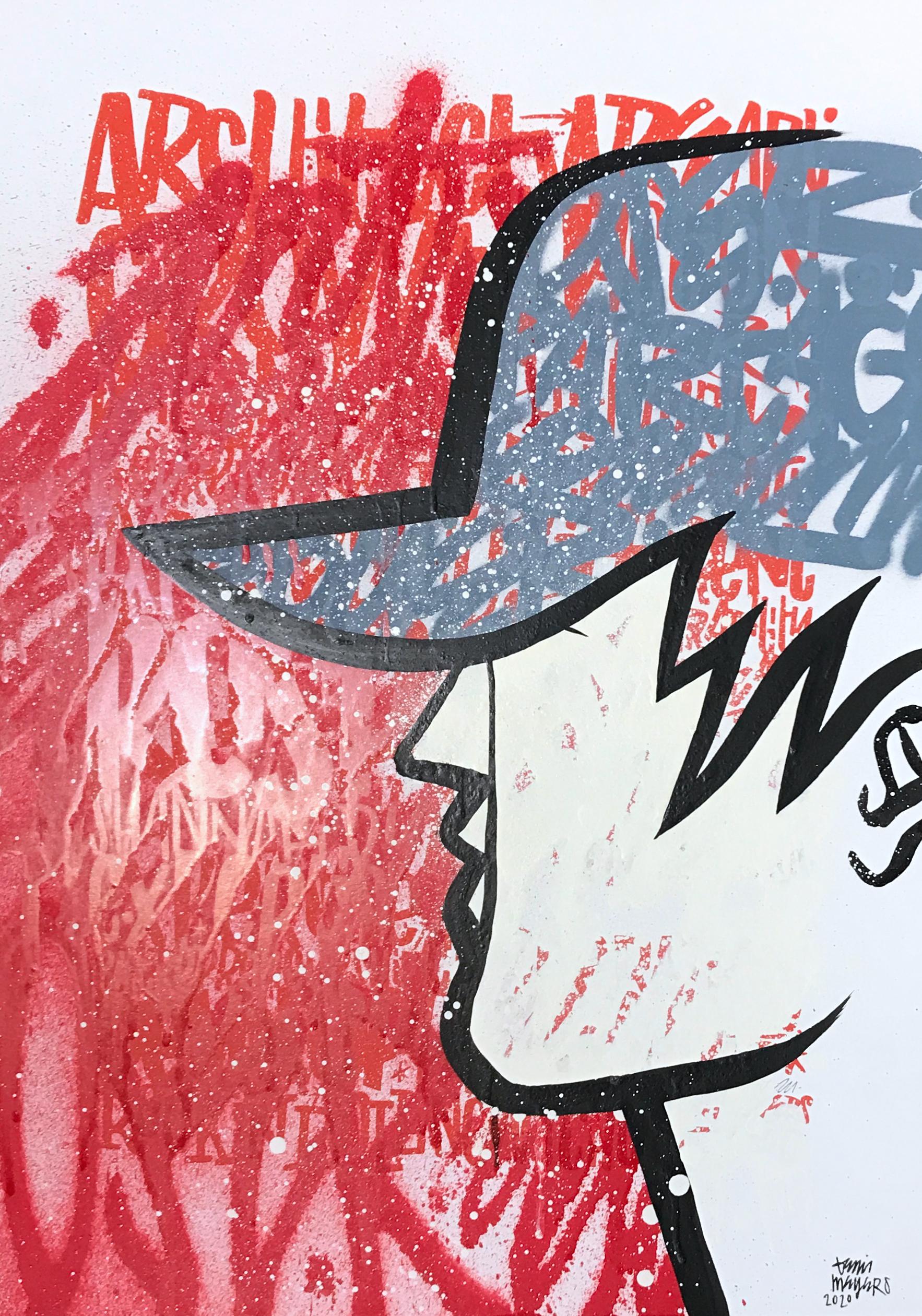 Cap gris - Une estampe de Denis Meyers en vente 2
