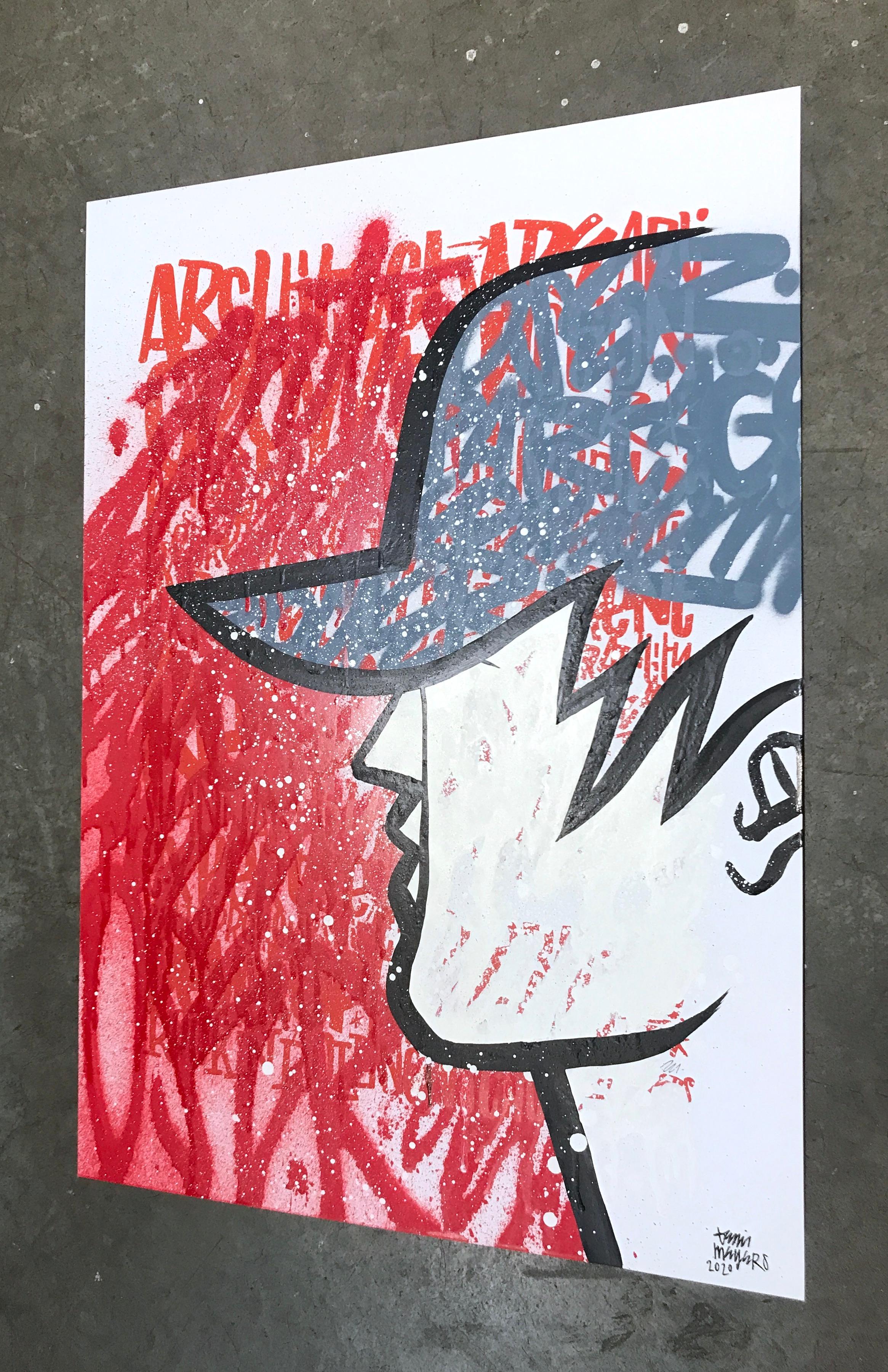 Grey Cap - A Print by Denis Meyers For Sale 3