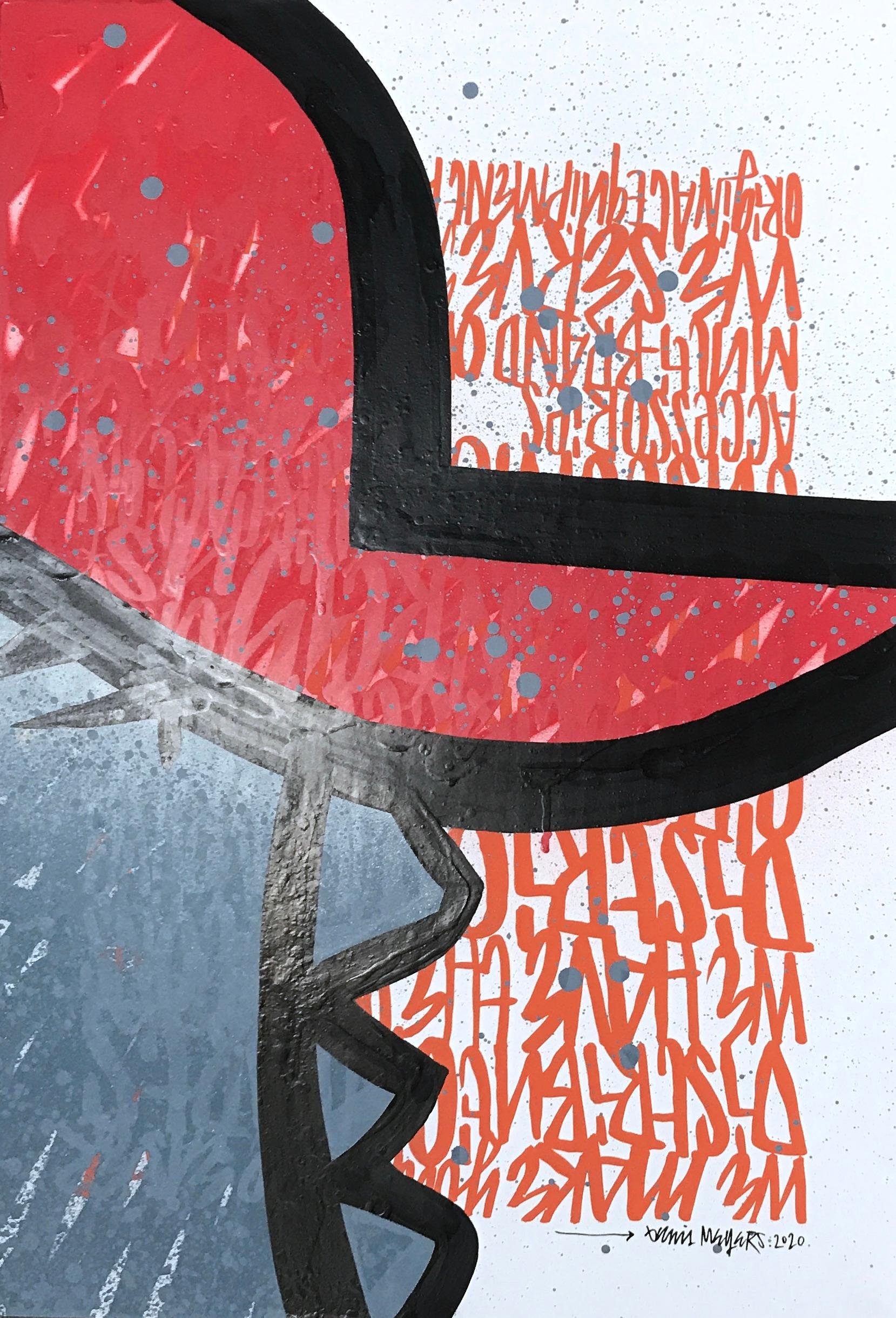 Cap rouge - Une estampe de Denis Meyers en vente 2