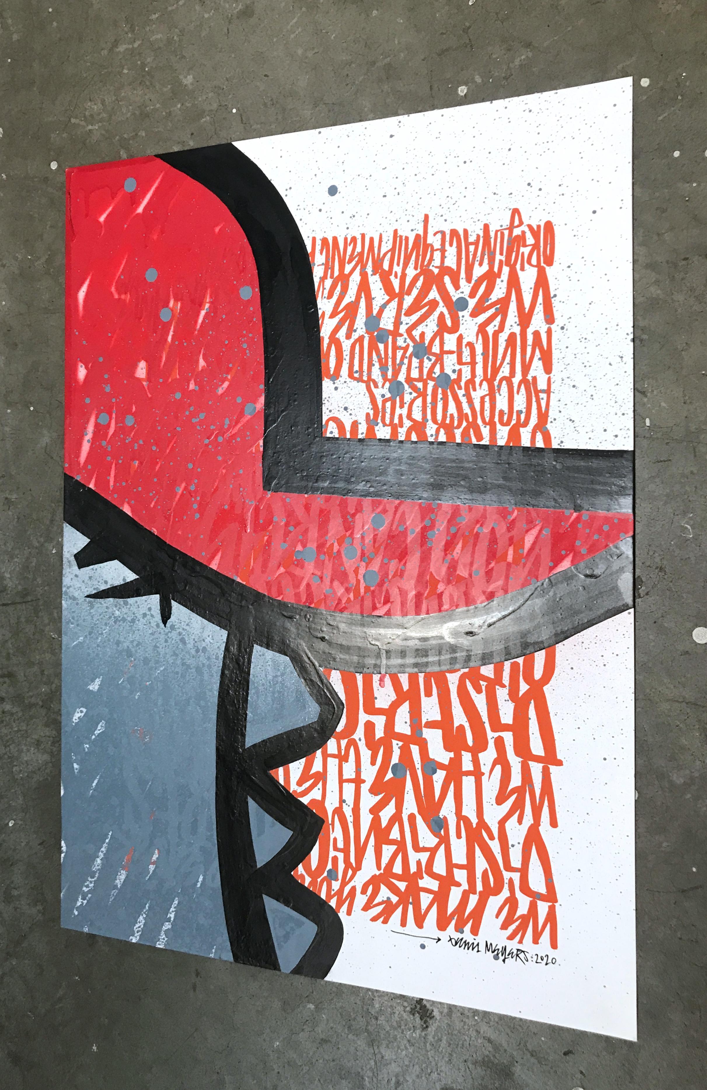 Cap rouge - Une estampe de Denis Meyers en vente 3