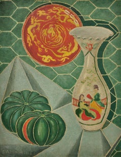 1944 St Ives School Framed Still Life Painting By Barbara Hepworth's Assistant