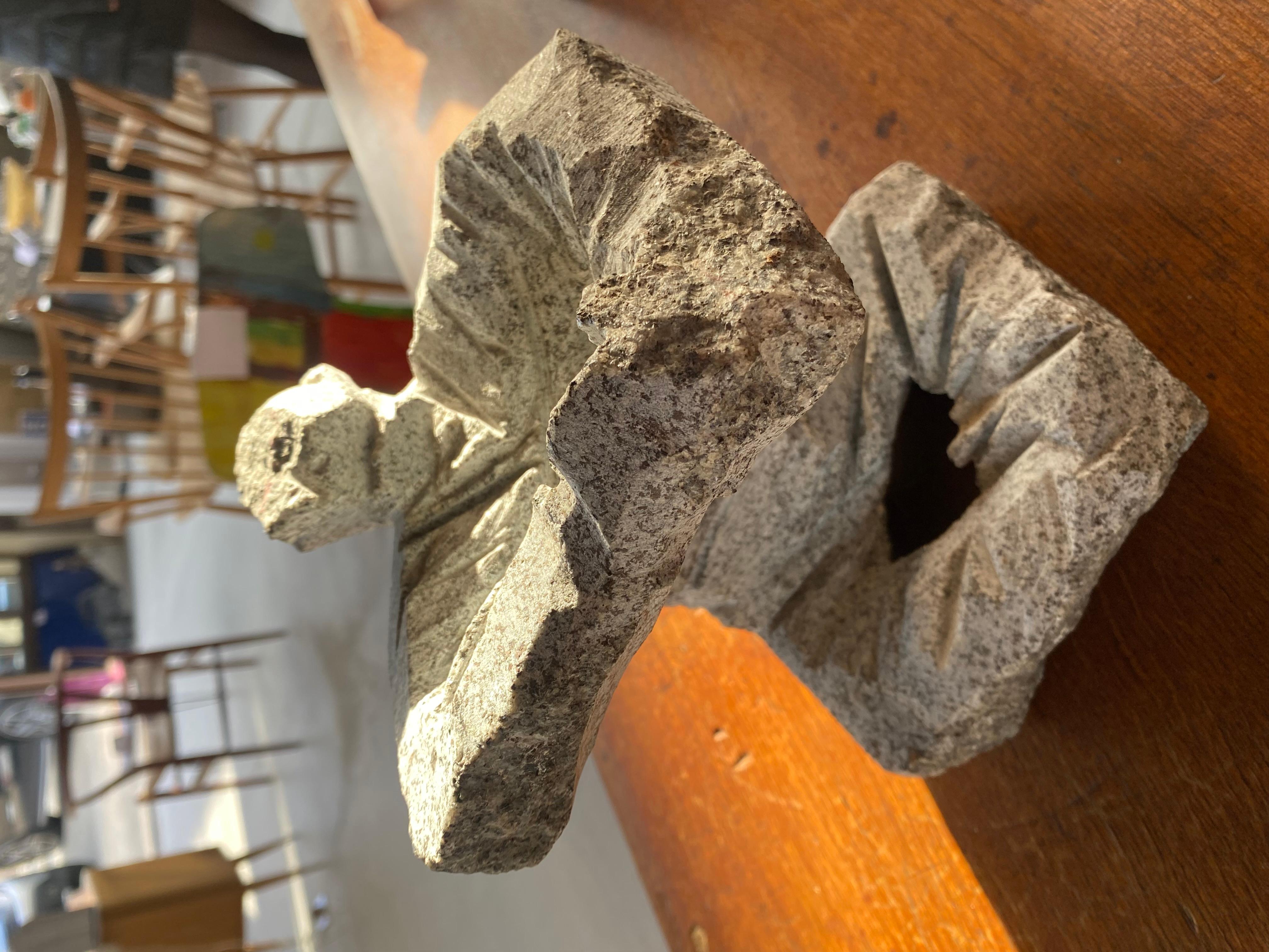Denis Monfleur L'Angelo Scultura in granito. 2021 In condizioni buone in vendita a Saint ouen, FR