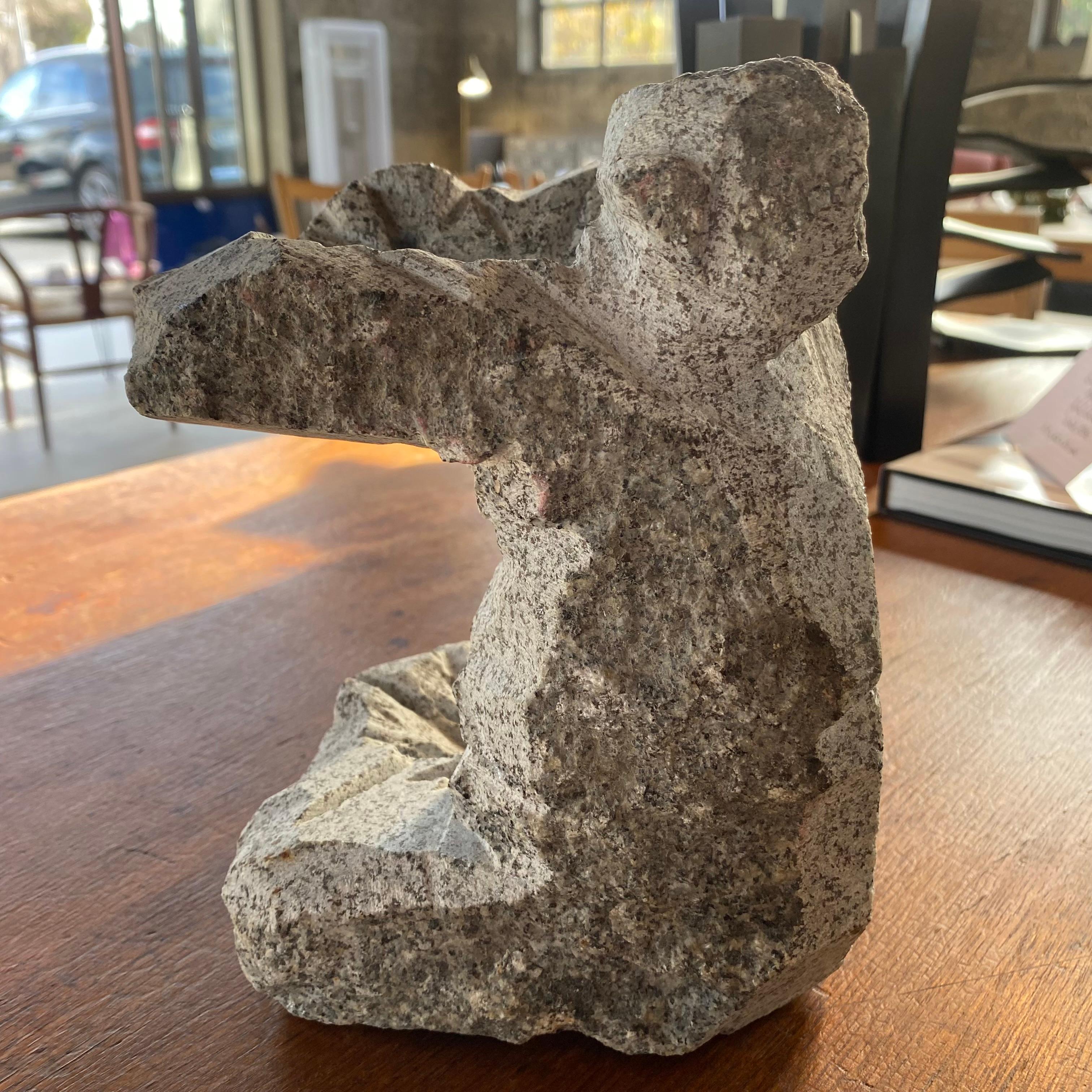 Denis Monfleur L'Angelo Scultura in granito. 2021 in vendita 2