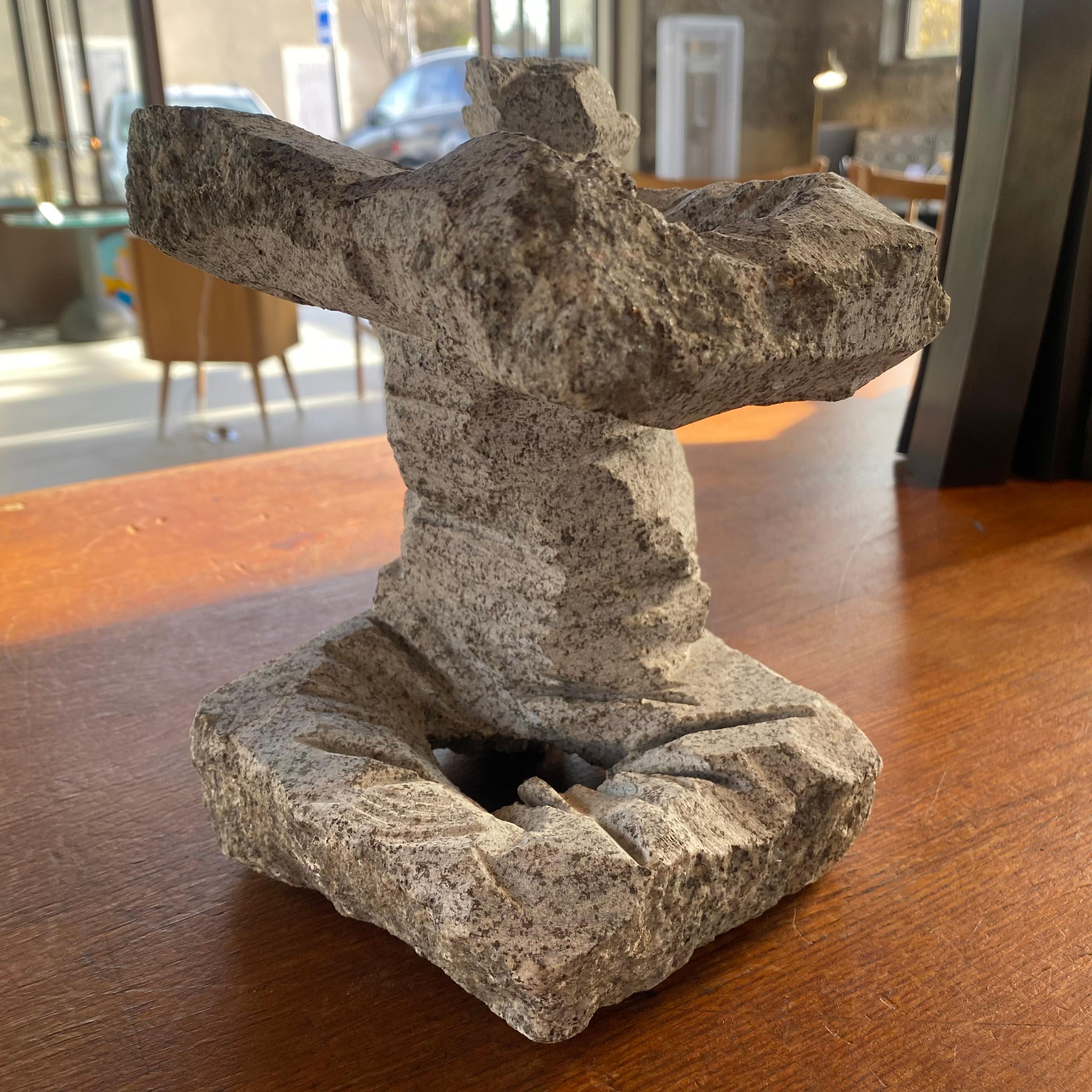 Denis Monfleur L'Angelo Scultura in granito. 2021 in vendita 3